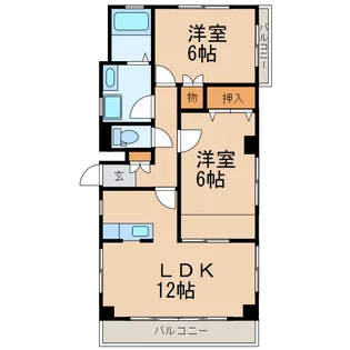 メゾン大嶋【2階】の間取り