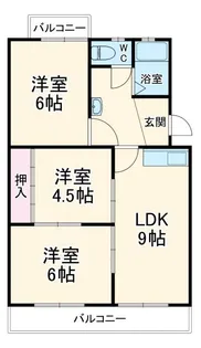 レジデンスひまわり【3階】の間取り