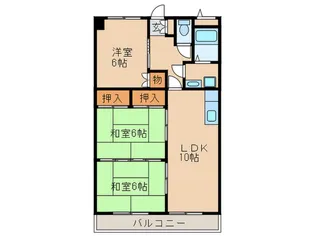 サンシャイン20【1階】の間取り