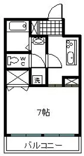 ワンズ【2階】の間取り