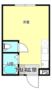 コスモスハイツI【1階】の間取り