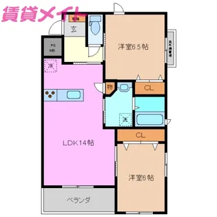 コルンムーメ【3階】の間取り