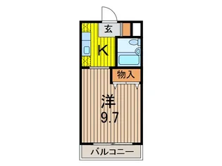 ハイホーム西川口【1階】の間取り