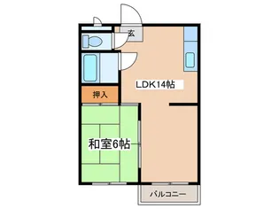 ROSSO MATTONE【2階】の間取り