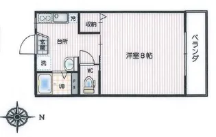 チェリーテラス【2階】の間取り