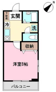 グリーンウエスト【1階】の間取り