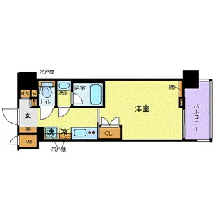 ZOOM品川南【5階】の間取り