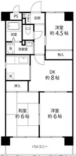 埼玉県川口市芝1【マンション】の間取り