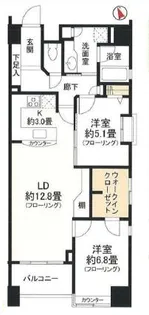 メイフェア横濱関内・ポートプレジール【5階】の間取り