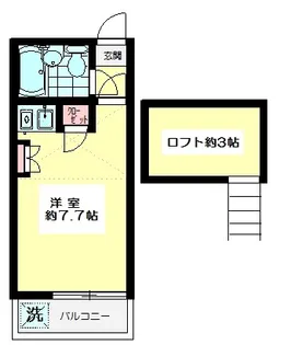 ベルエアー高井戸【2階】の間取り