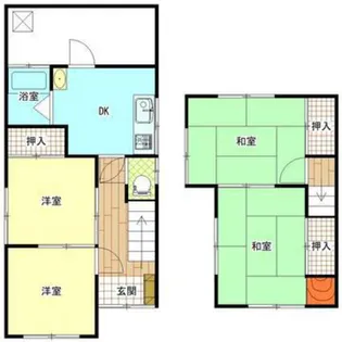 広島県広島市東区温品3【一戸建】の間取り