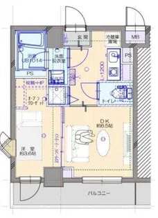コーポ代々木上原【5階】の間取り