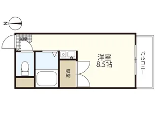 I・S MIYUKI【4階】の間取り