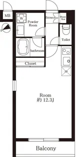 プリンセスライン東長崎【3階】の間取り