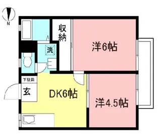 ニューグリーン【2階】の間取り