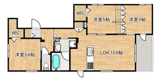 仮称)大師町ヘーベルメゾン【3階】の間取り