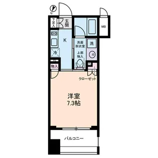 オーベルジュ日本橋【6階】の間取り