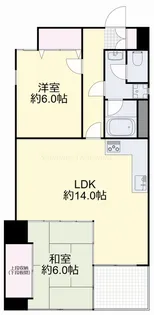 スカイコート【6階】の間取り