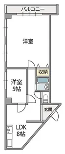 大阪府大阪市東淀川区西淡路1【マンション】の間取り