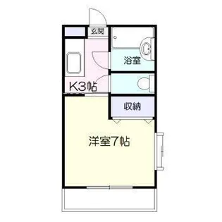 加納ビル A棟【4階】の間取り