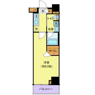 ベルシード中板橋II【7階】の間取り