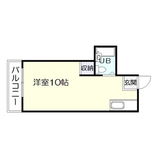 玉里梶原ハイツA棟【1階】の間取り