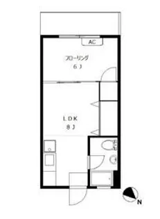 マンションアイ第1【2階】の間取り