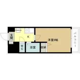 1Kの間取り画像