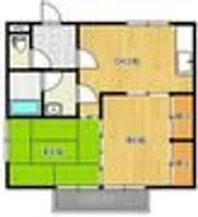 ビューハイツ井上【2階】の間取り