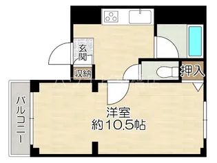 大阪府大阪市都島区都島南通1【マンション】の間取り