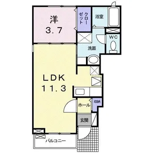 ソフィア【1階】の間取り