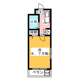 エバーグレース子安【2階】の間取り