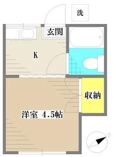 八木アパート【2階】の間取り