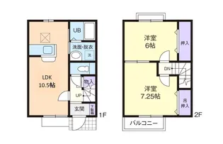 下妻リーズホールドIIの間取り