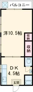 富士マンション【1階】の間取り