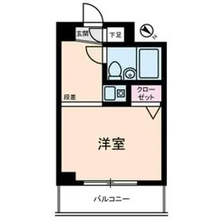 ホンマチドリームユーハイム【3階】の間取り