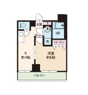 HF銀座レジデンスEASTII【11階】の間取り