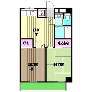セルーエ三鷹【5階】の間取り