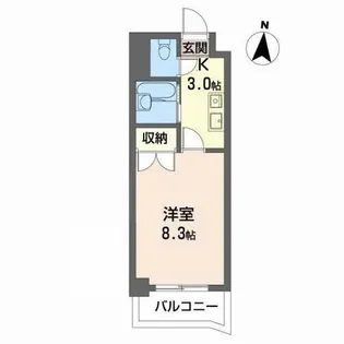 HILL CITY南光台【2階】の間取り