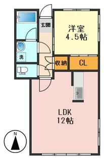 三家第2ビル【4階】の間取り