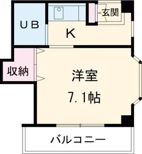 第7オカダビル【3階】の間取り