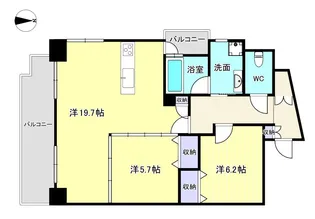 レジダンス・プルミエ【5階】の間取り