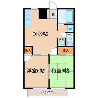 グランヒル上野山II【2階】の間取り