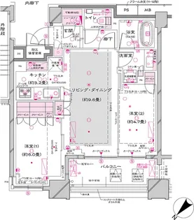 オーパスレジデンス銀座イースト【5階】の間取り