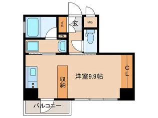 ノヴェル堀江町【9階】の間取り