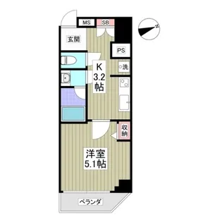スペランツァ日本橋【3階】の間取り