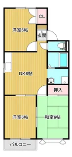 パステルクラブ【1階】の間取り