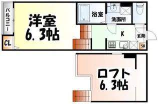 ラ・フォーレ東照宮【1階】の間取り