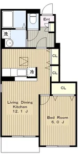 向ヶ丘B【1階】の間取り