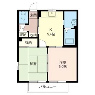 コート元山 101号室【1階】の間取り